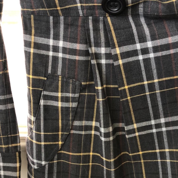 Rampage brand grey plaid jacket (S) - Picture 4 of 8
